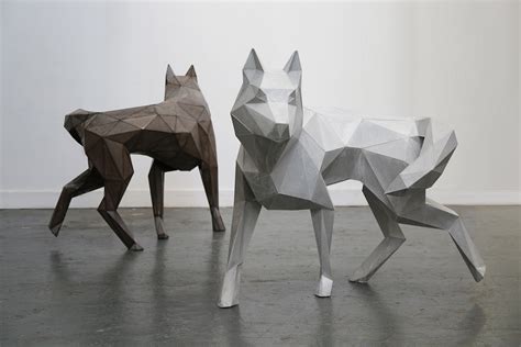 WOLF SCULPTURES (FENRIR) :: Behance