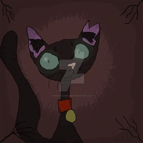 Scaredy cat (Halloween Art 2017) by fancyfoxdraws on DeviantArt