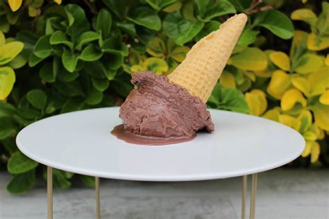 Melted Chocolate Ice Cream Cone | Just Dough It!