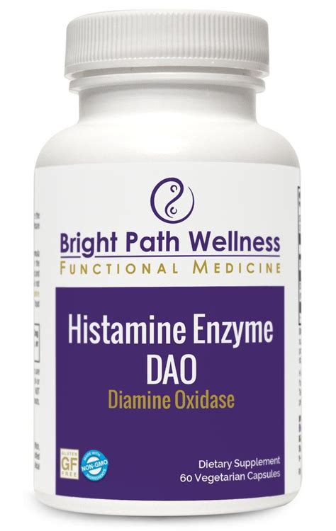 Histamine Enzyme - Diamine Oxidase - DAO supplement - 60 Capsules, Non ...