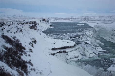 Travel To Iceland And See Gullfoss Waterfall In Winter - cherylhoward.com