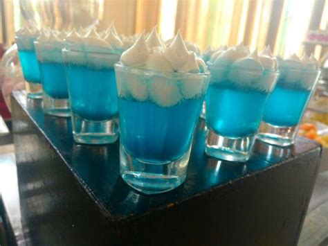 Blue curacao shooters | Blue curacao, Curacao, Desserts