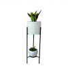 Buy Metal Planters Pot for Indoor Plants with Double Decker Stand (2 Pots+1 Stand) Online India ...