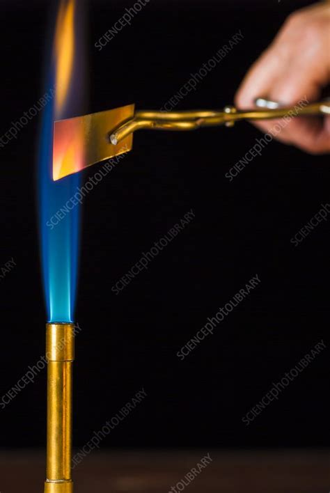 Copper oxidation experiment - Stock Image - A500/0713 - Science Photo ...