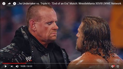 FULL MATCH — The Undertaker vs. Triple H — “End of an Era” Match ...