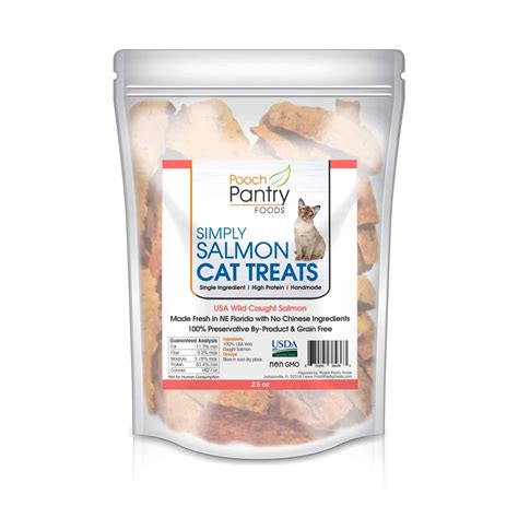 Simply Salmon Cat Treats - Pooch Pantry Foods | Fresh Homemade Dog Food ...