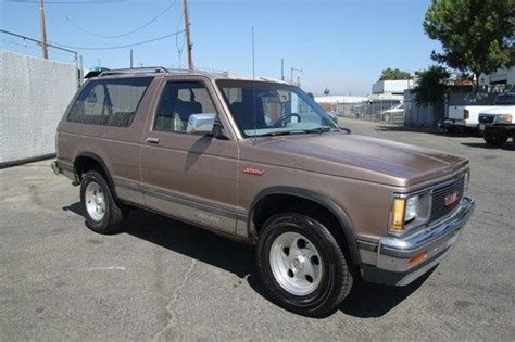 Purchase used 1989 GMC Jimmy S15 2-Door 2WD Automatic 6 CYLINDER NO ...