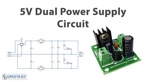 Simple 5V Power Supply Circuit Using LM7805 Regulator IC, 53% OFF