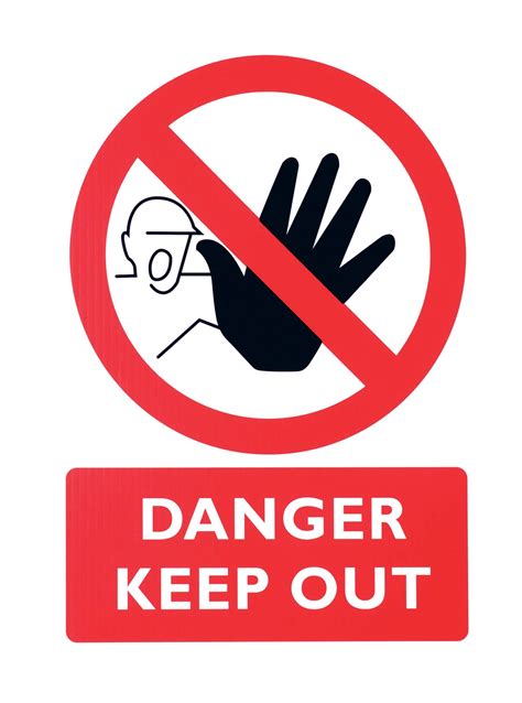 Danger Keep Out Warning Sign | Clark Engineering