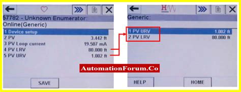 HART transmitter calibration procedure - For pressure transmitter