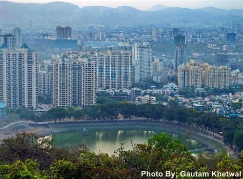 Thane - The Lake City: Aerial view of Thane City