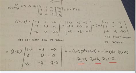 How To Find Eigenvectors Of A 3X3 Matrix : That is, all others can be written as linear ...