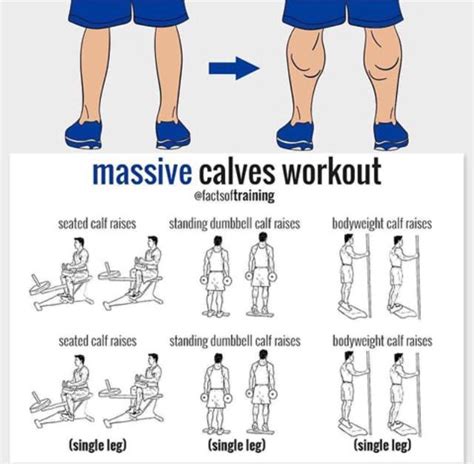 Calves Workout Chart