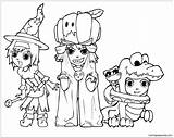 Costumes Halloween Coloring Page  Free Printable Pages sketch template