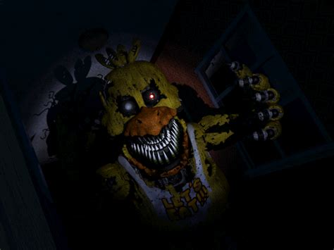 Image - Fnaf4 jumpscare chicaindoorway.gif | My Miis Wiki | FANDOM ...