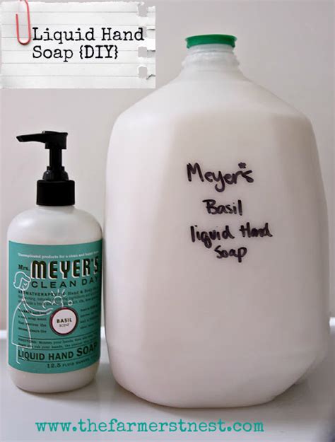 DIY Liquid Hand Soap