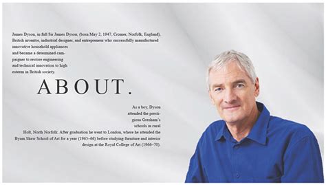 James Dyson - Biography on Behance