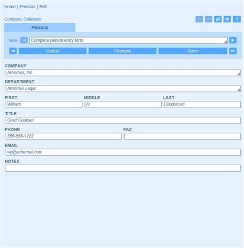 RecordsManager Data Entry Forms | Altova