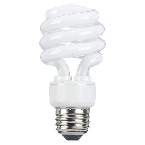 Sea Gull Lighting 2 in. E25 13-Watt Bright White (2700K) Linear Fluorescent Light Bulb-97050 ...