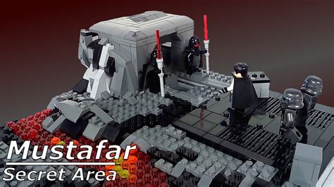 Lego Star Wars MOC - Secret Area on Mustafar : legostarwars