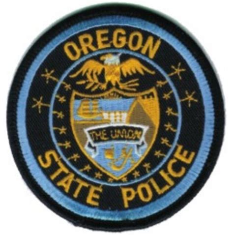 OREGON STATE POLICE --- STATE POLICE EMBROIDERED SHOULDER PATCH - IRON-ON -- NEW | eBay