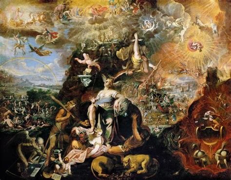 Allegory of the Apocalypse Painting | Joseph Heintz the Younger Oil Paintings