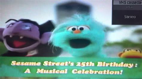 Sesame Street 25th Birthday A Musical Celebration