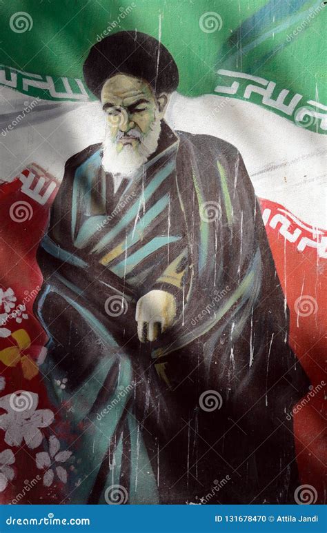 Ayatollah Khomeini, Teheran, Iran Editorial Image - Image of khomeini ...