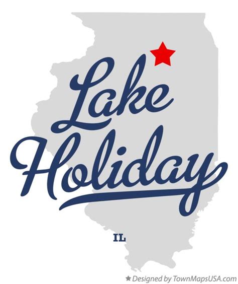 Map of Lake Holiday, IL, Illinois