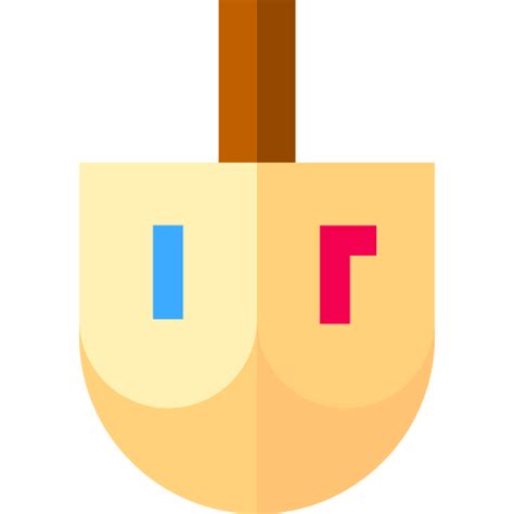 Dreidel Basic Straight Flat icon