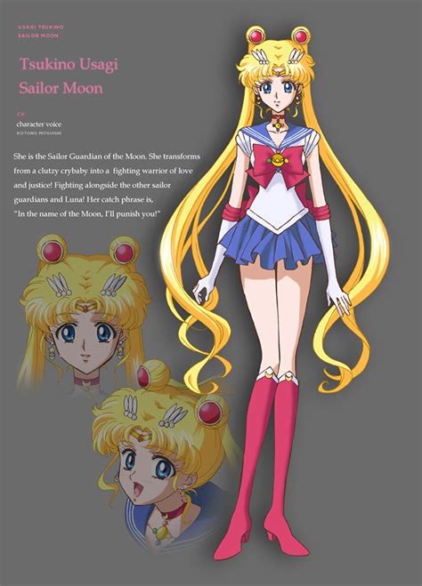 Sailor Moon Crystal Character Sheets (english) – Miss Dream