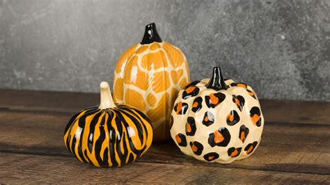 Animal Print Pumpkins - Mayco