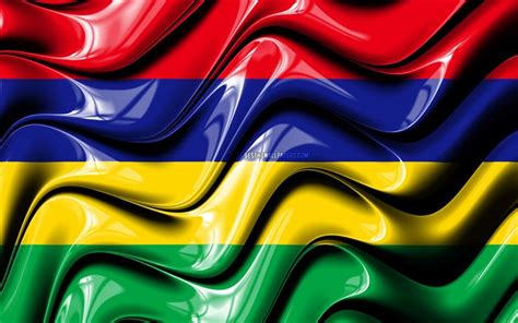 Download wallpapers Mauritian flag, 4k, Africa, national symbols, Flag ...