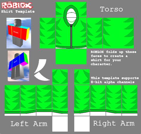 Green Sweatshirt Template For ROBLOX (Lax14) | Lax14iscool | Flickr