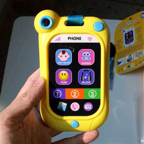 English Children's smart educational toy mobile phone Phone For Kids Baby Mobile elephone ...