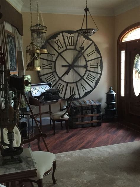 Our new steampunk living room, still a work in progress. | Steampunk home decor, Home decor ...