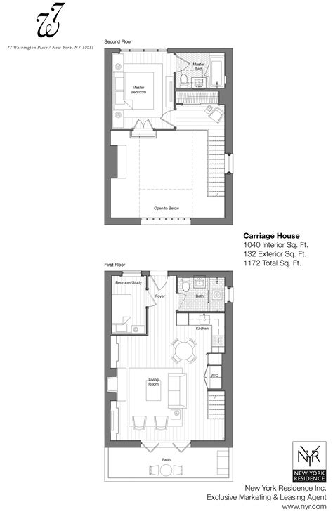 77 Washington Place | FLOOR PLANS