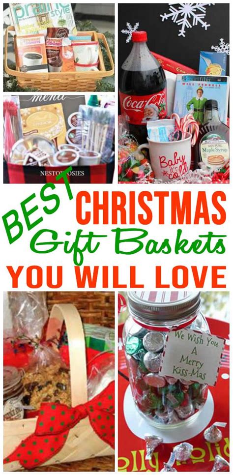 BEST Christmas Gift Baskets! Easy DIY Christmas Gift Basket Ideas For ...