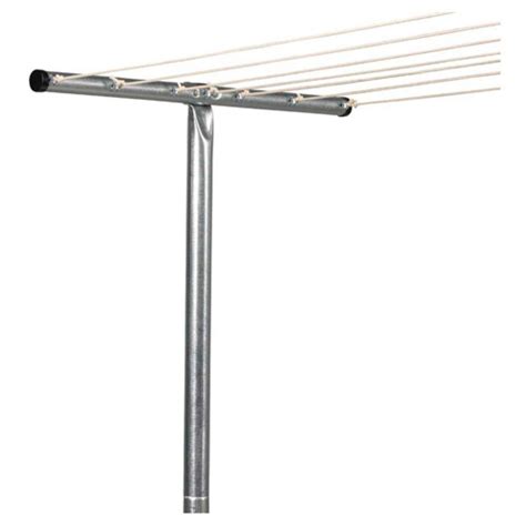 a metal pole with two poles attached to it