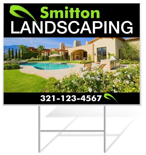 Lawnsigns: Landscaping Lawn Signs