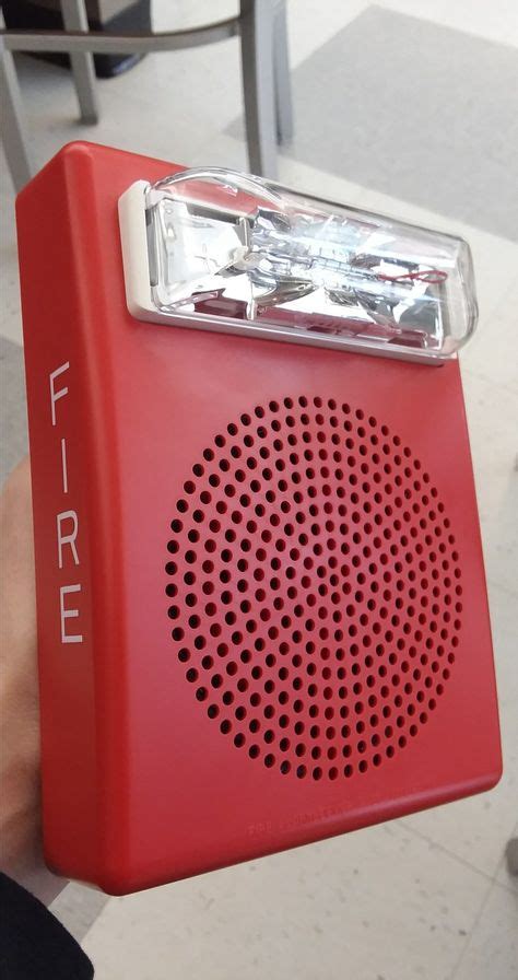 Whemenoc's Cooper Wheelock E50-24MCW Speaker Strobe (Red) | Speaker, Fire alarm, Bose