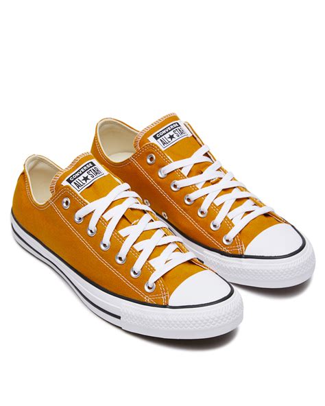 Converse Mens Chuck Taylor All Star Lo Shoe - Saffron Yellow | SurfStitch