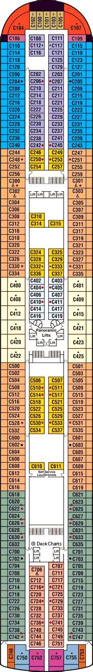 Diamond Princess Deck Plans: Ship Layout, Staterooms & Map - Cruise Critic