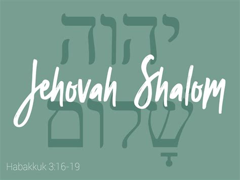 Jehovah Shalom – Hope in Christ Church