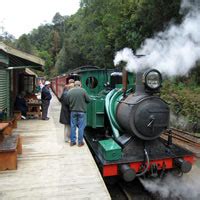 West Coast Wilderness Railway in Tasmania