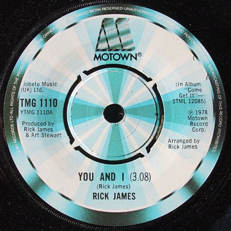 Rick James – You And I – Vinyl (Blue Labels, 7", 45 RPM, Single), 1978 ...