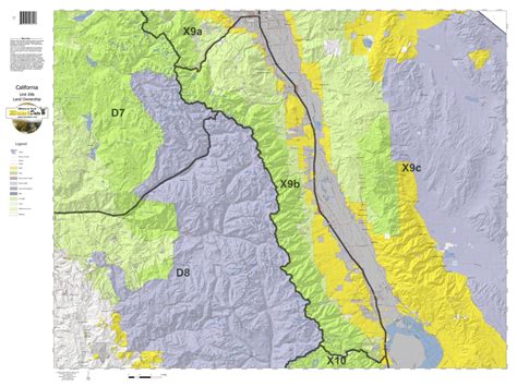 California Deer Hunting Zone X9b Map by HuntData LLC | Avenza Maps