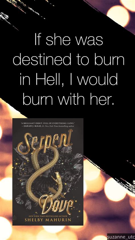 SERPENT & DOVE by Shelby Mahurin | Book quotes, Serpant and dove, Favorite quotes