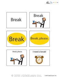 I Need A Break Pecs: Free Teaching Resources