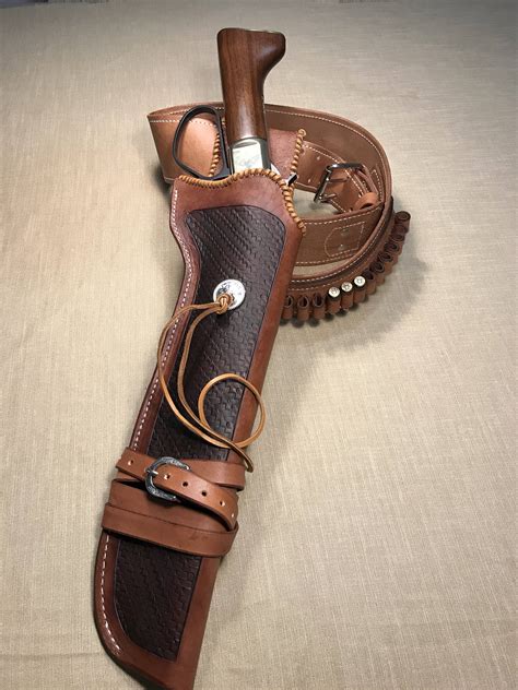 Leather Mares Leg Holster with Cartridge Belt | Etsy